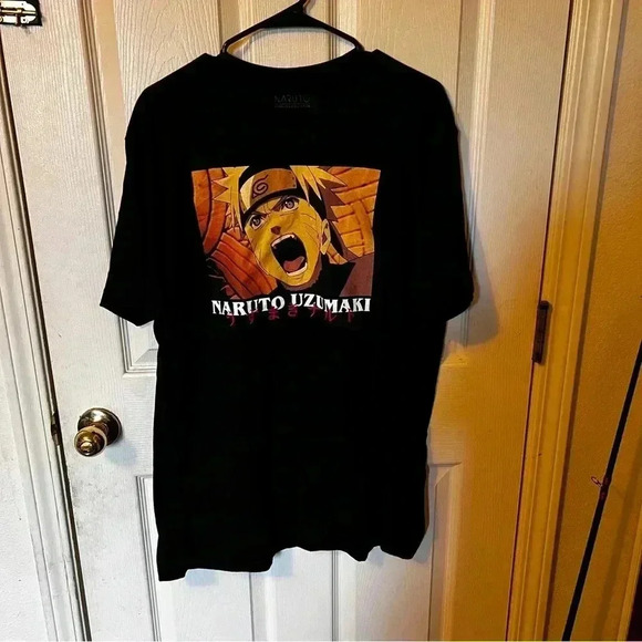 Naruto Uzumaki Shippuden Collection Graphic Tee Shirt Viz Media Anime Manga Sz L - Picture 1 of 4